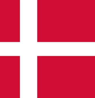Intermat 2024 Danemark drapeau taille carrée